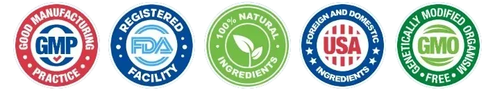 SugarClear quality and manufacturing badges