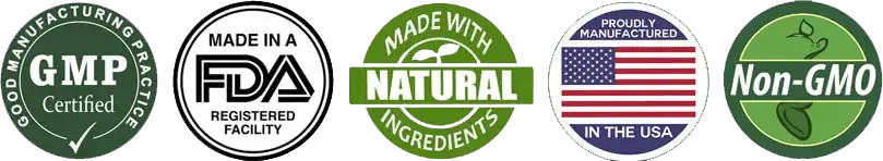 SugarClear quality and manufacturing badges